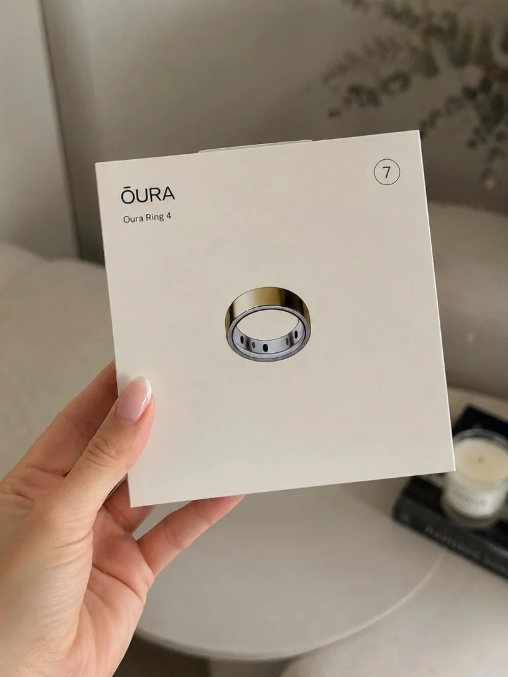 Brand New Oura Ring Gen 4 Gold Size 7 Factory Sealed
